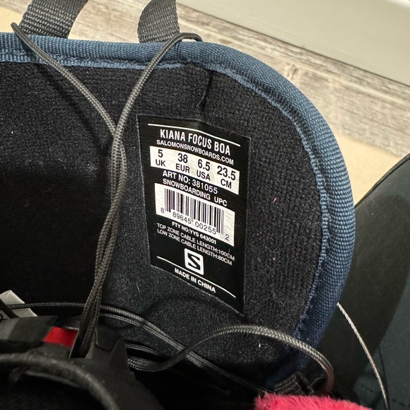 Women’s snowboard boots double boa - Picture 3 of 5